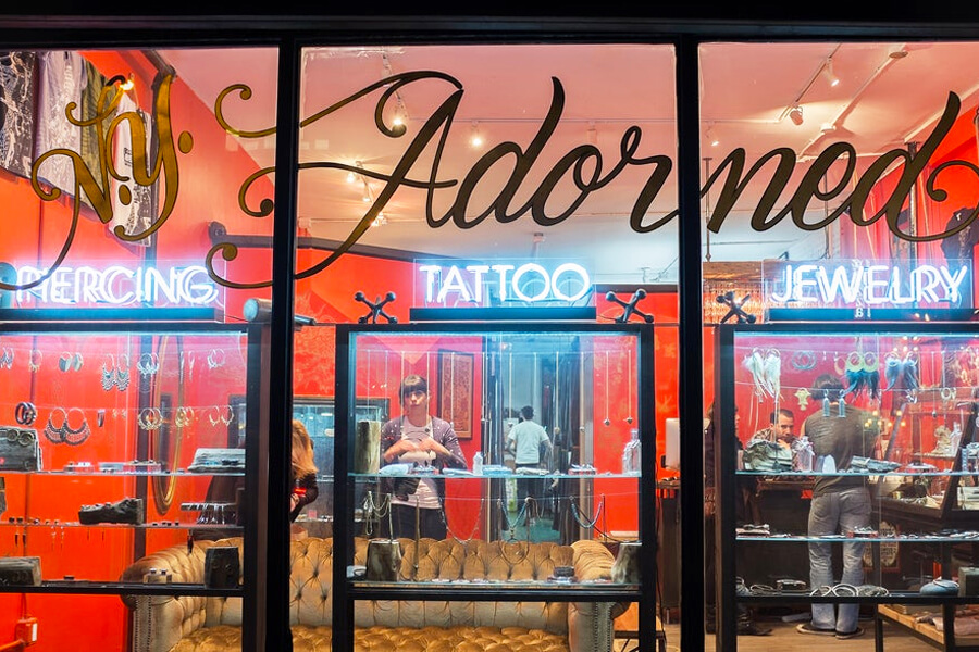 new york adorned piercing shop nyc