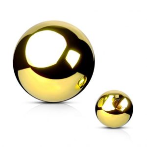 Gold Steel Ball for Piercing