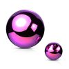 Purple Steel Ball for Piercing