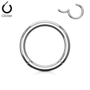 Surgical Steel Clip-in Segment Ring Piercing