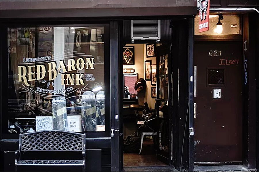 red baron ink piercing shop nyc
