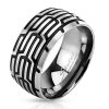 Men's Steel Ring with Tire Brand