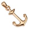 Rose gold stainless steel anchor pendant