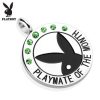 Green gemstone "Playmate of the month" Playboy pendant