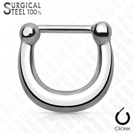 Surgical Steel 316L Clip-On Septum Piercing