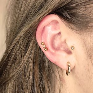 auricle ear piercing